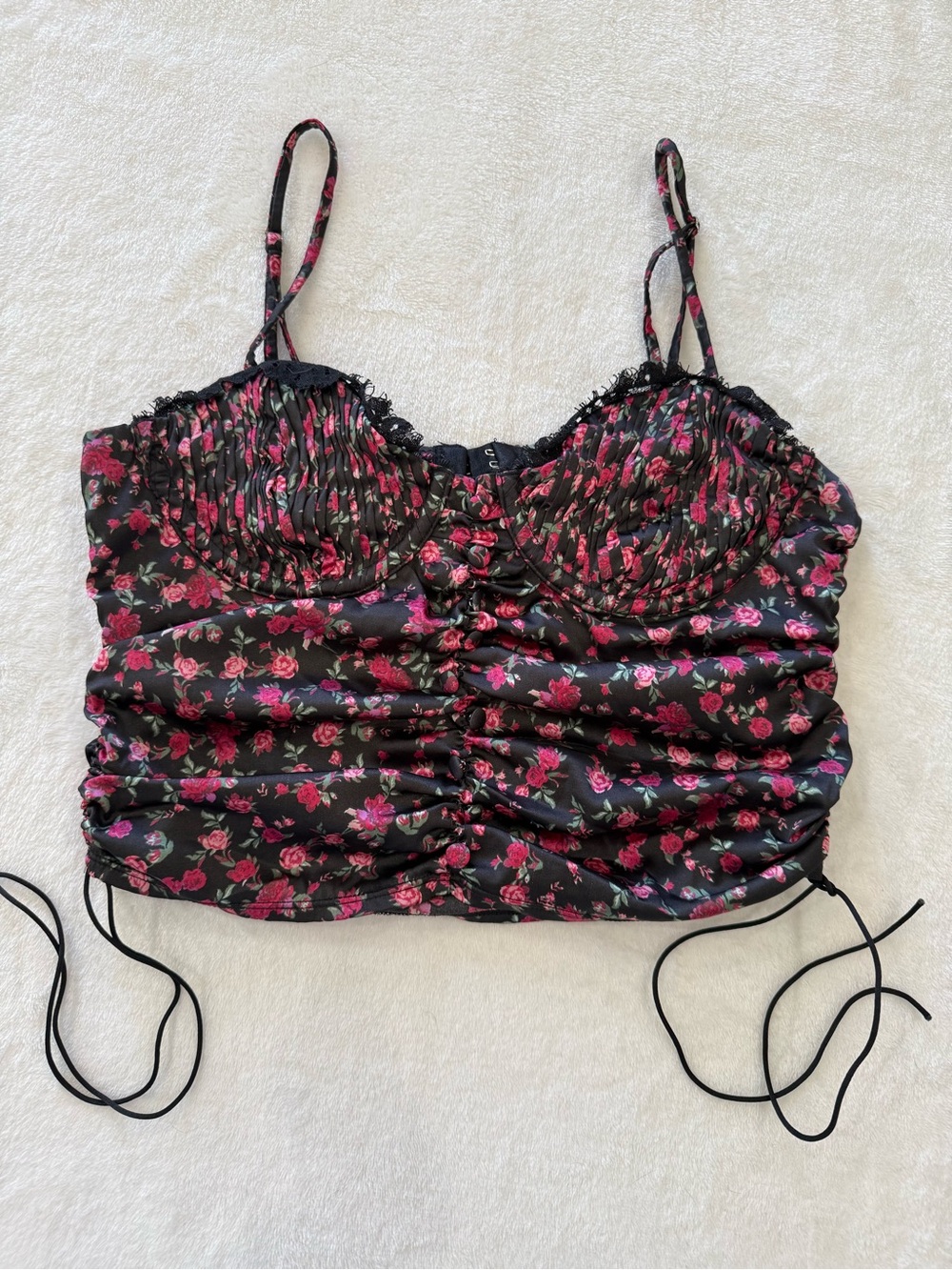 For Love & Lemons x Victoria’s Secret Floral Bustier Corset Top Size Small - Picture 5 of 8
